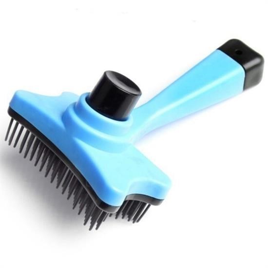 OLLEVRA Evcil Hayvan Kedi Köpek Tüy Toplayıcı Otomatik Tuşlu Pet Tarak