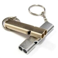 OLLEVRA SOS Acil İmdat Düdüğü Alüminyum Islık Anahtarlık Kamp Yürüyüş Aksesuar Araçları